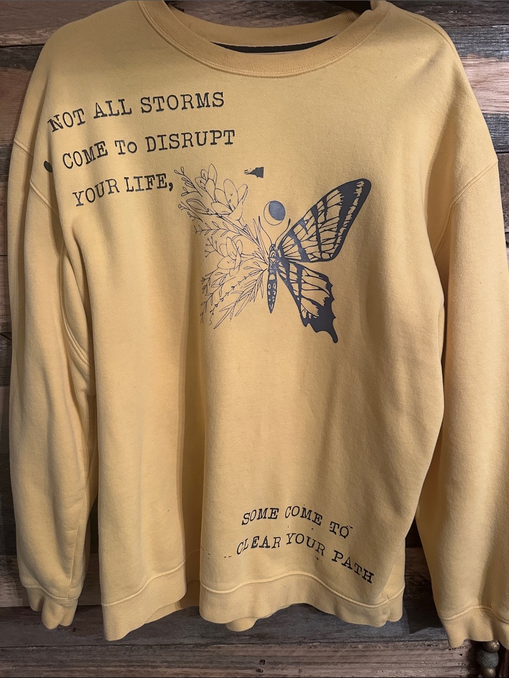 Creamy yellow sweatshirt